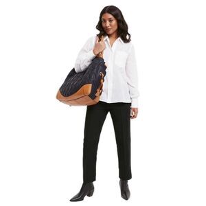 Kate Spade Black and Tan Quilted Baby Diaper Bag